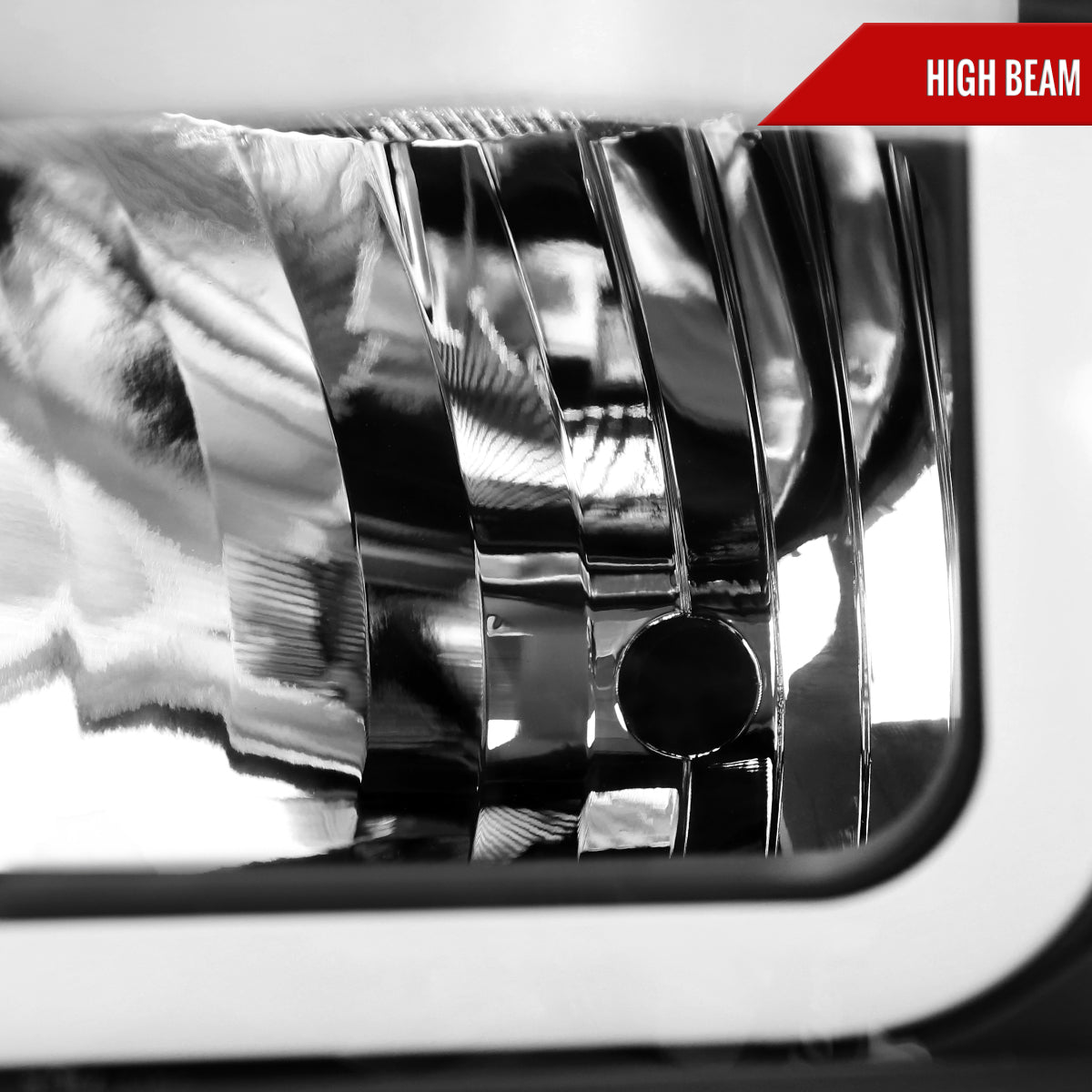 2015 Chevy Silverado OE Spec-D black headlights