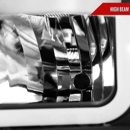 2015 Chevy Silverado OE Spec-D black headlights