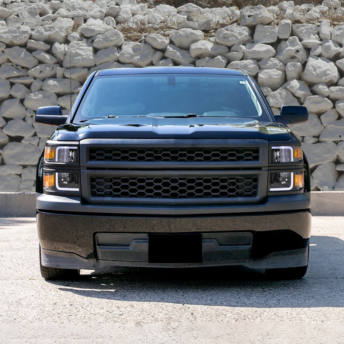 15 Chevy Silverado OE Spec-D black lighting upgrade