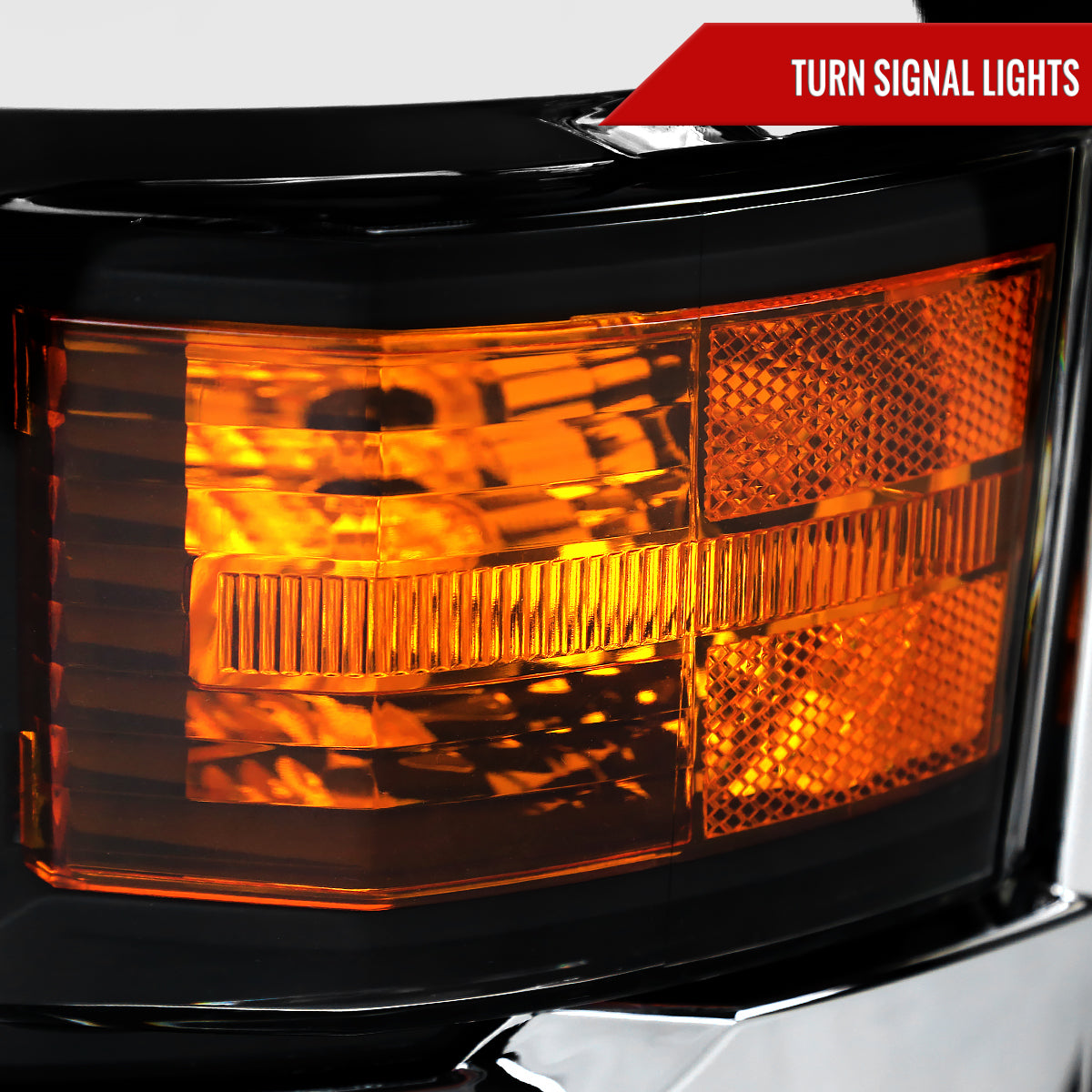 Spec-D 14 Chevy Silverado OE black LED bar LED bar headlights