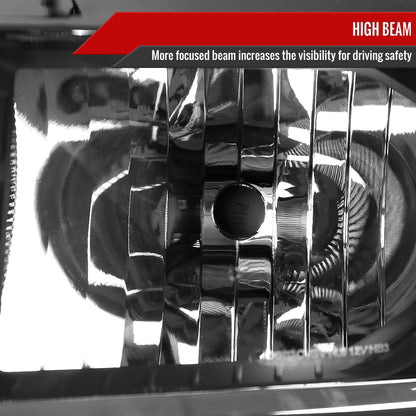 2015 Chevy Silverado Factory Spec-D black headlights