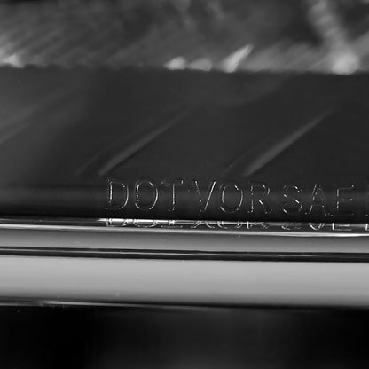 Spec-D 14 Chevy Silverado Factory black headlights