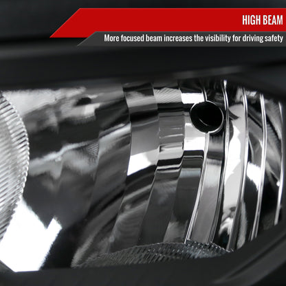 2015 Chevy Silverado OE V2 Spec-D black headlights