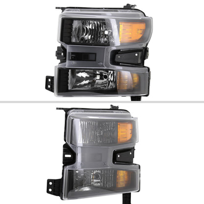 2020 Chevy Silverado OE Spec-D black aftermarket headlights