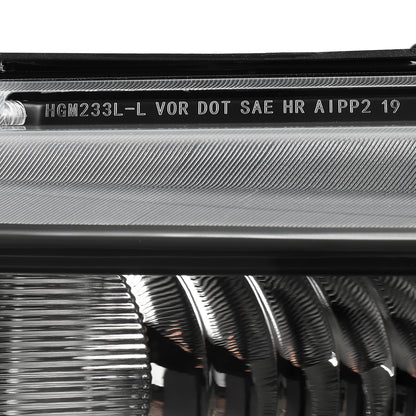 20 Chevy Silverado OE Spec-D black headlights