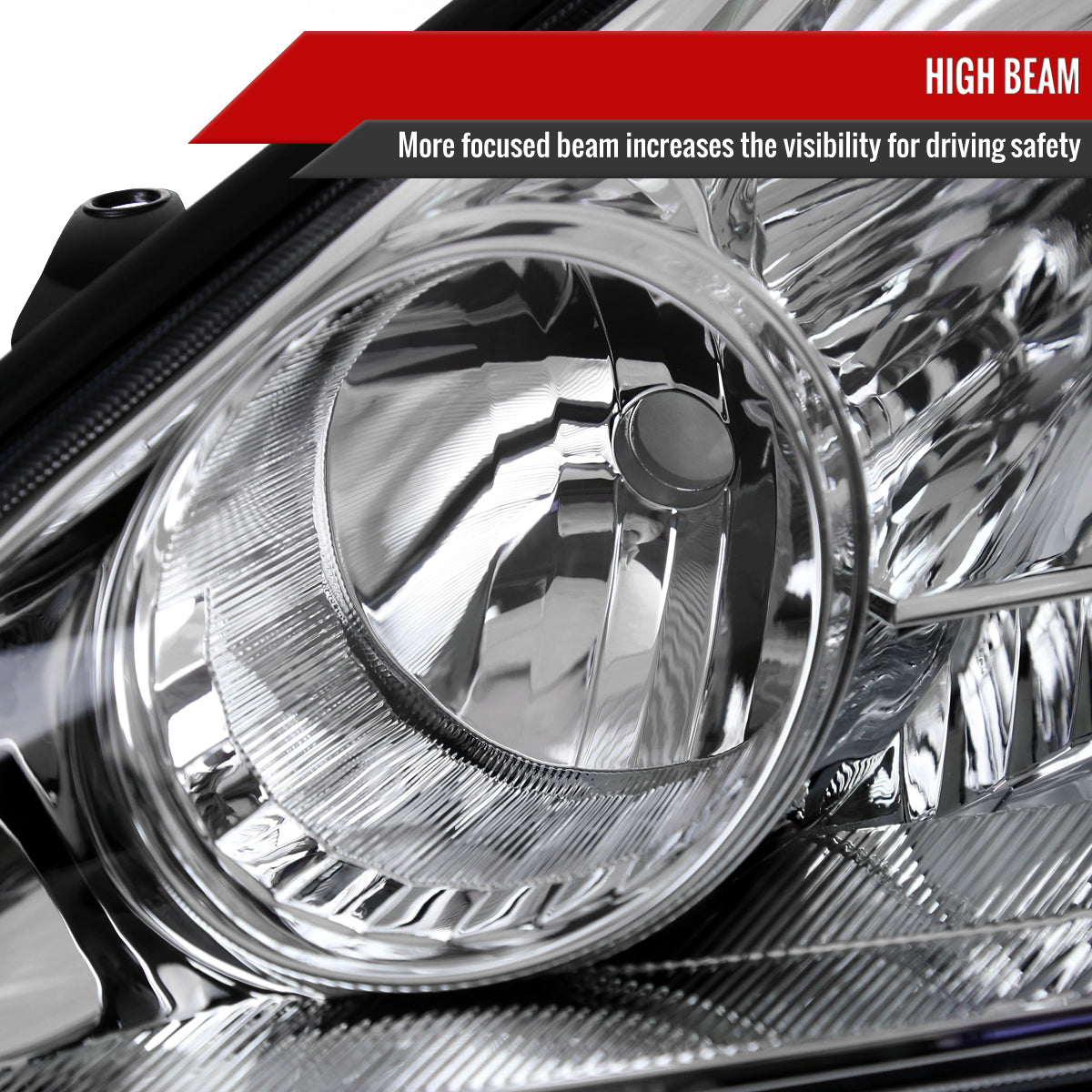 2005 Sienna OE Amber Spec-D chrome headlights