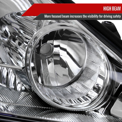 2005 Sienna Passenger Right Side Spec-D chrome passenger-side headlights