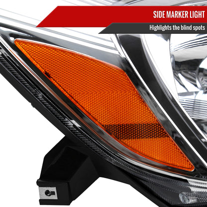 Spec-D 04 Sienna Passenger Right Side chrome passenger-side headlights