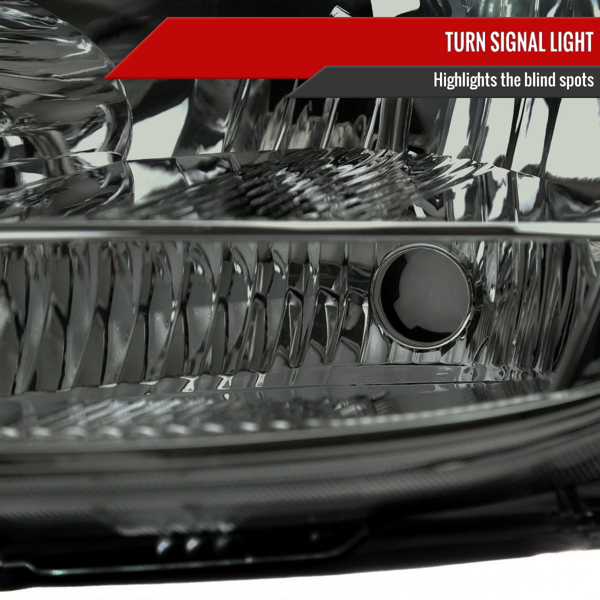 Spec-D 2004 Sienna OE Amber Reflector chrome custom headlights