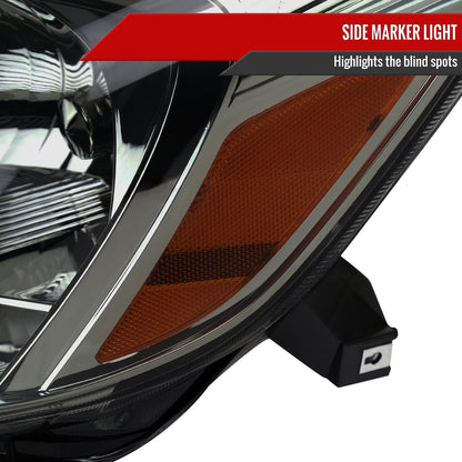 Spec-D 04 Sienna OE Amber Reflector chrome headlights