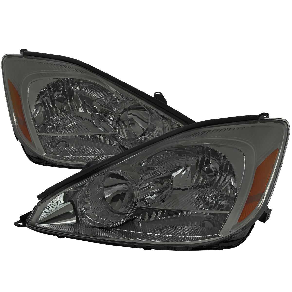 Spec-D 2004 Sienna OE Amber Reflector chrome headlights upgrade