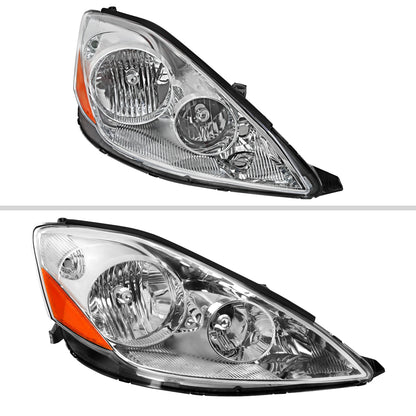 2007 Sienna OE Passenger Right Spec-D chrome passenger-side aftermarket headlights