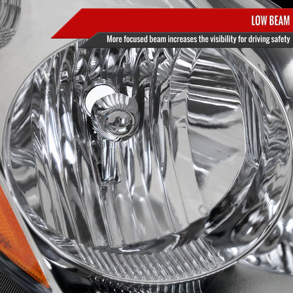 Spec-D 2008 Sienna OE Passenger Right chrome passenger-side headlights