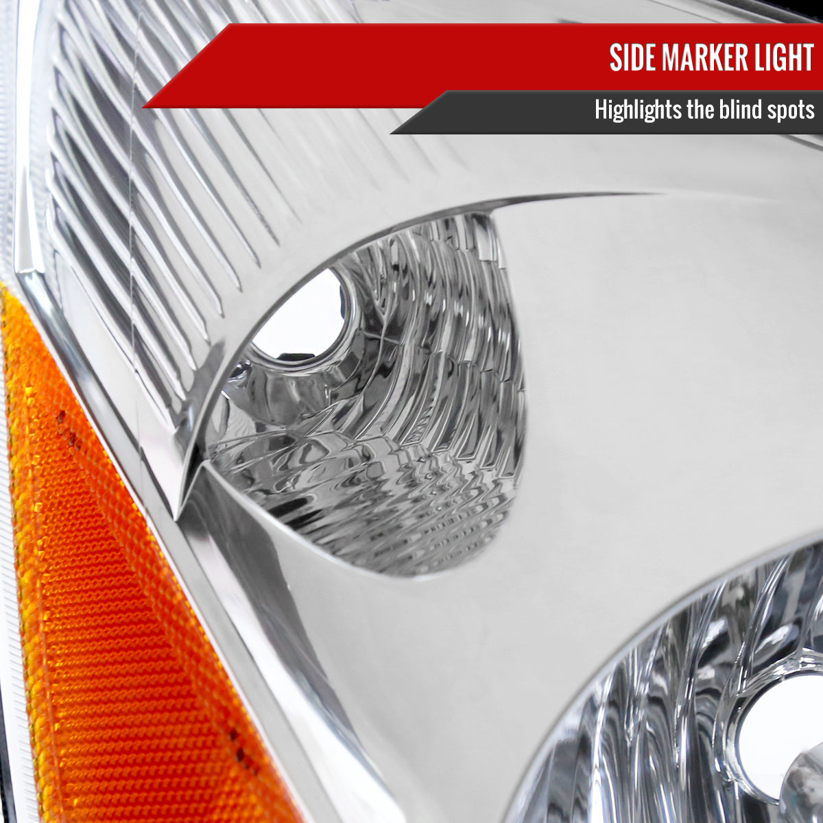 Spec-D 06 Sienna OE Passenger Right chrome passenger-side headlights