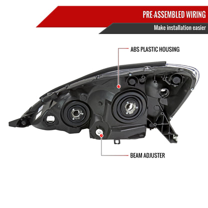 07 Sienna OE Passenger Right Spec-D chrome passenger-side headlights