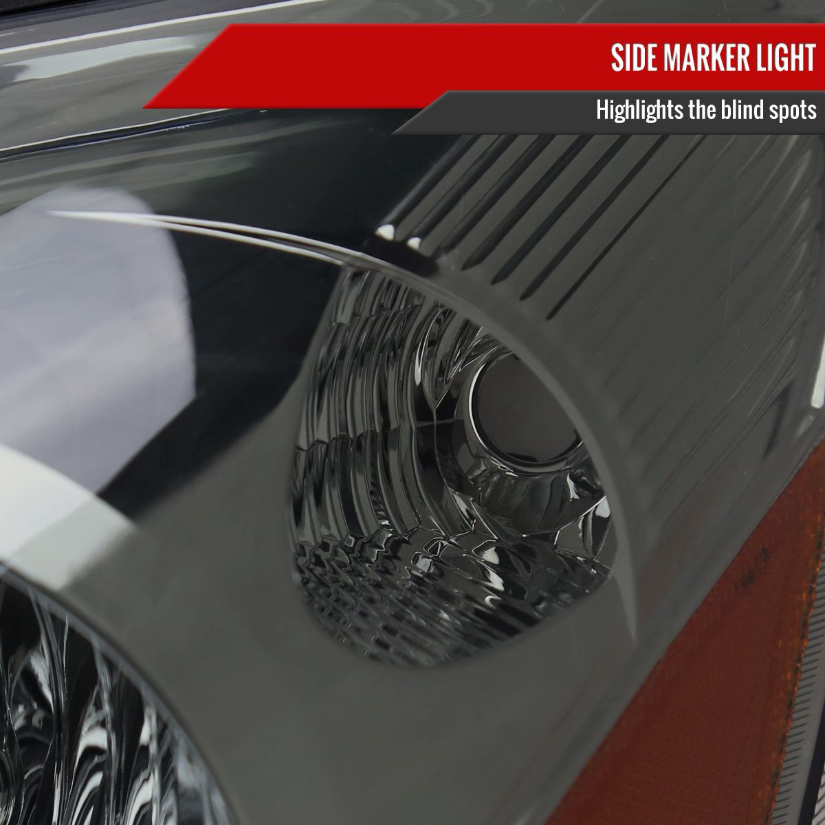 Spec-D 06 Sienna OE Amber Reflector chrome headlights