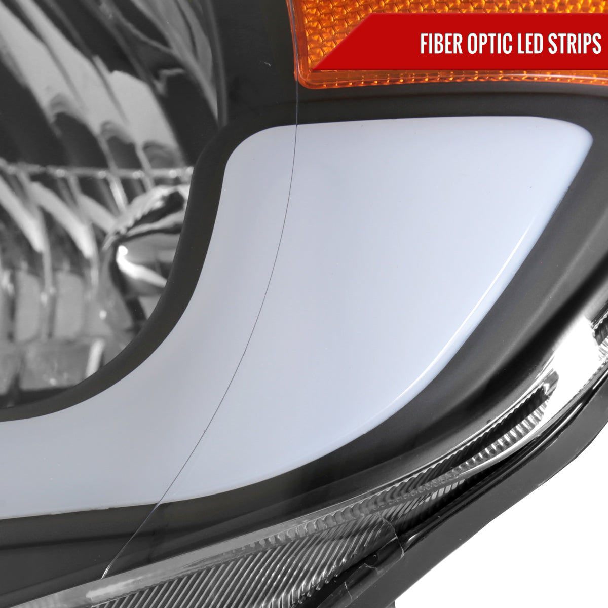 Spec-D 2005-2011 Toyota Tacoma LED Bar OE Style Black Headlights