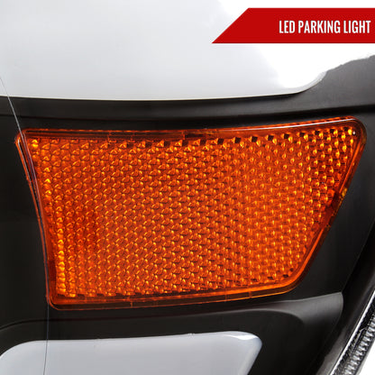 Spec-D 2005-2011 Toyota Tacoma LED Bar OE Style Black Headlights