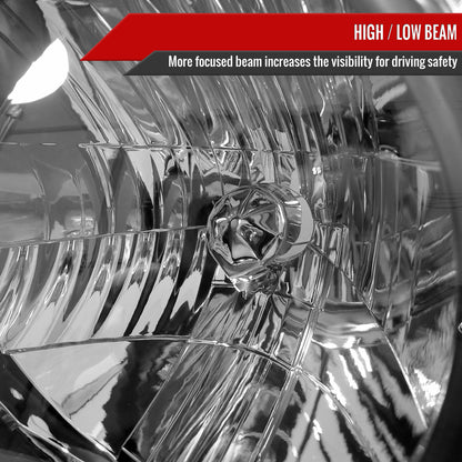 Spec-D 2005-2011 Toyota Tacoma OE Style Black Headlights