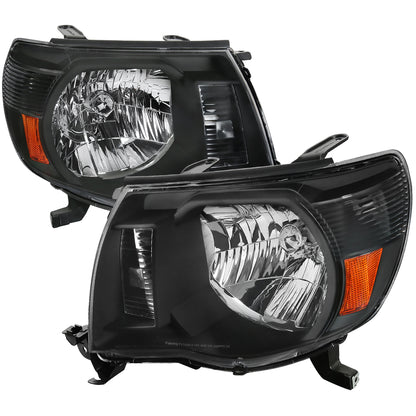 Spec-D 2005-2011 Toyota Tacoma OE Style Black Headlights