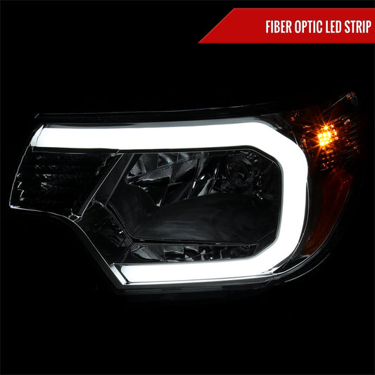 2013 Tacoma Factory Spec-D chrome aftermarket headlights
