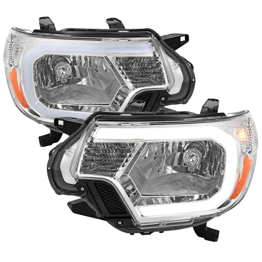 Spec-D 2012 Tacoma Factory chrome headlights upgrade