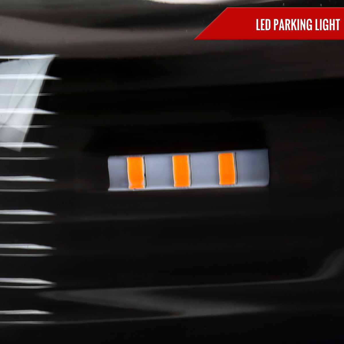 Spec-D 12 Tacoma OE Amber Reflector black headlights