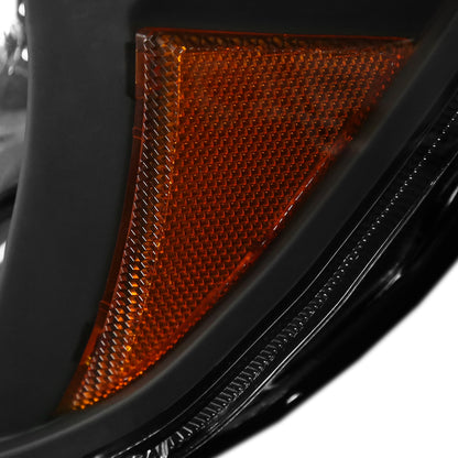 Spec-D 12 Tacoma OE Amber black headlights