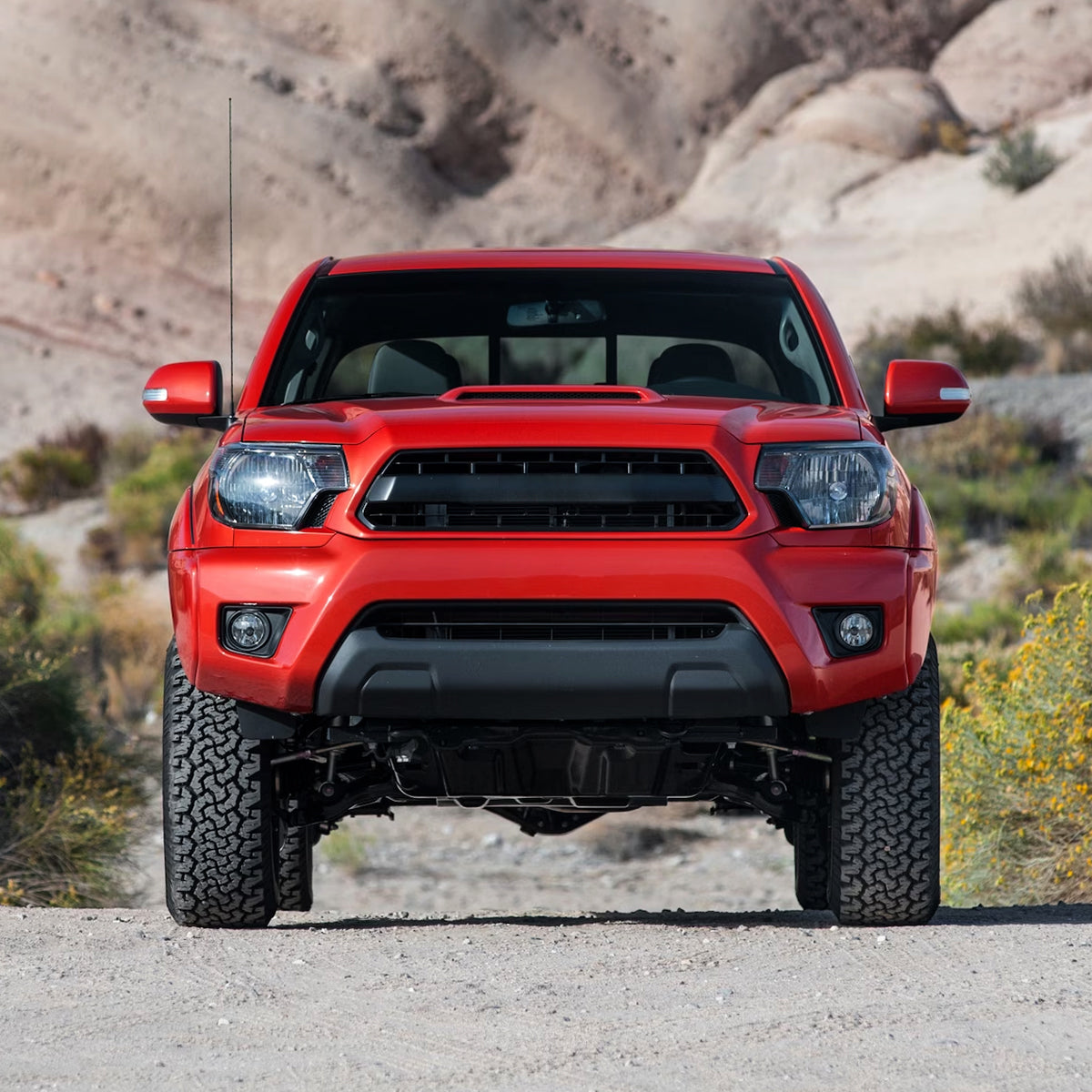 Spec-D 12 Tacoma OE Amber black headlights