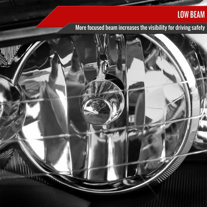 Spec-D 2005-2011 Lincoln Town Car OE Style Black Headlights