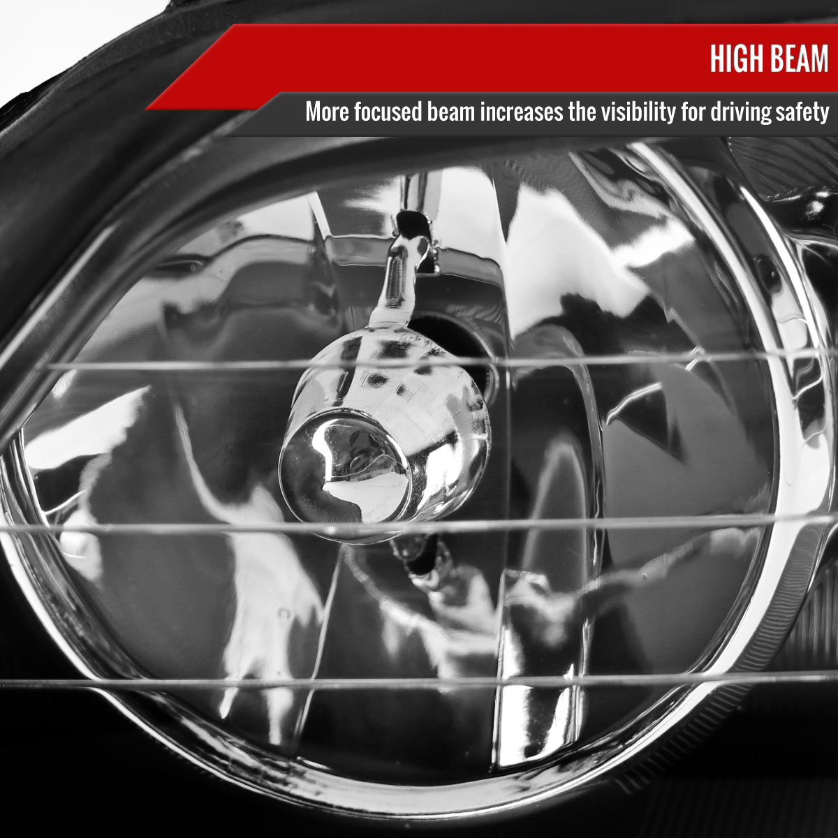 Spec-D 2005-2011 Lincoln Town Car OE Style Black Headlights