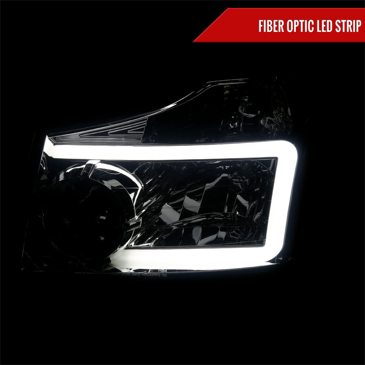 2005 Titan Armada OE Spec-D chrome aftermarket headlights