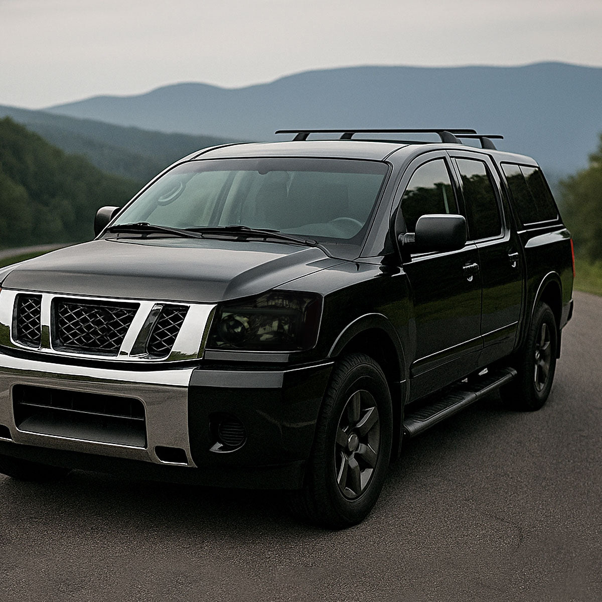 07 Titan Armada OE Spec-D chrome lighting upgrade