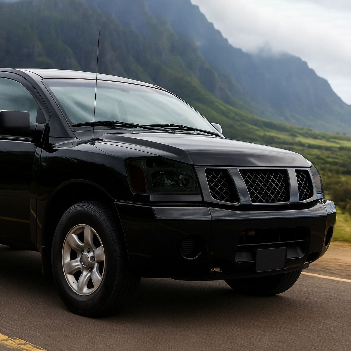 Spec-D 08 Titan Armada OE chrome headlights