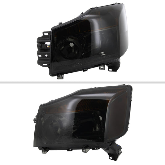 2005 Titan Armada Factory style Spec-D chrome aftermarket headlights