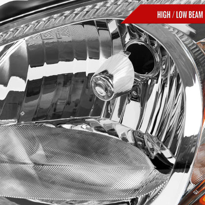 00-07 Taurus non-Centennial Spec-D factory style headlights chrome clear