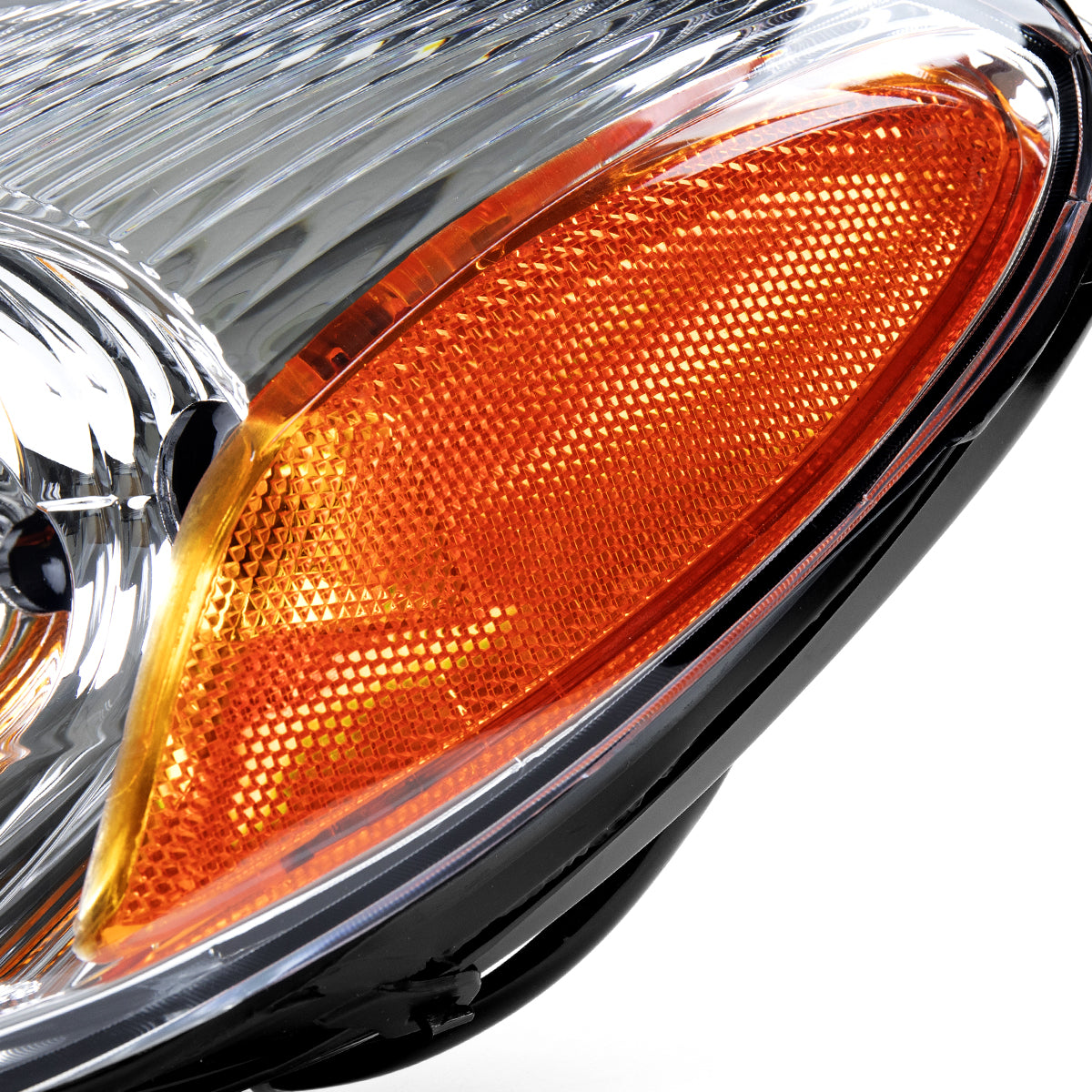 Replacement headlights for 2000-2006 Taurus chrome clear Spec-D factory style