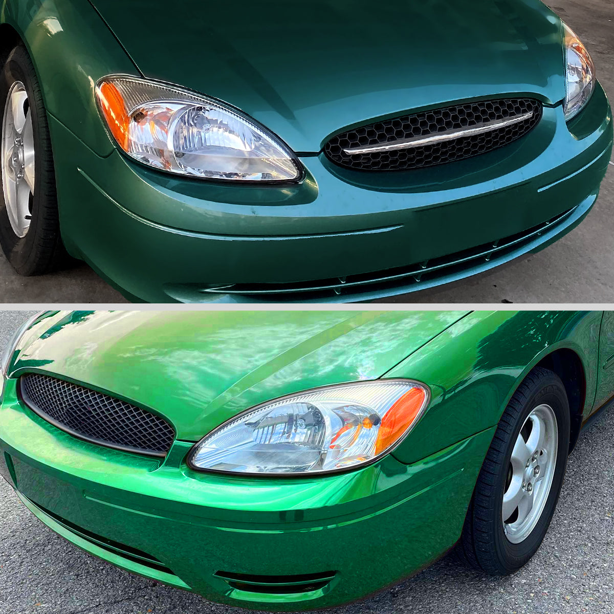 Restore OEM look 2000-2005 Taurus with chrome Spec-D replacement headlights