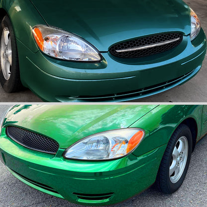 Restore OEM look 2000-2005 Taurus with chrome Spec-D replacement headlights