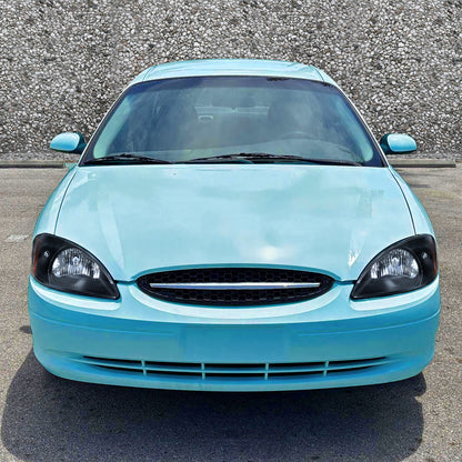 Black housing clear lens headlights for 2000-2007 Taurus Spec-D replacement