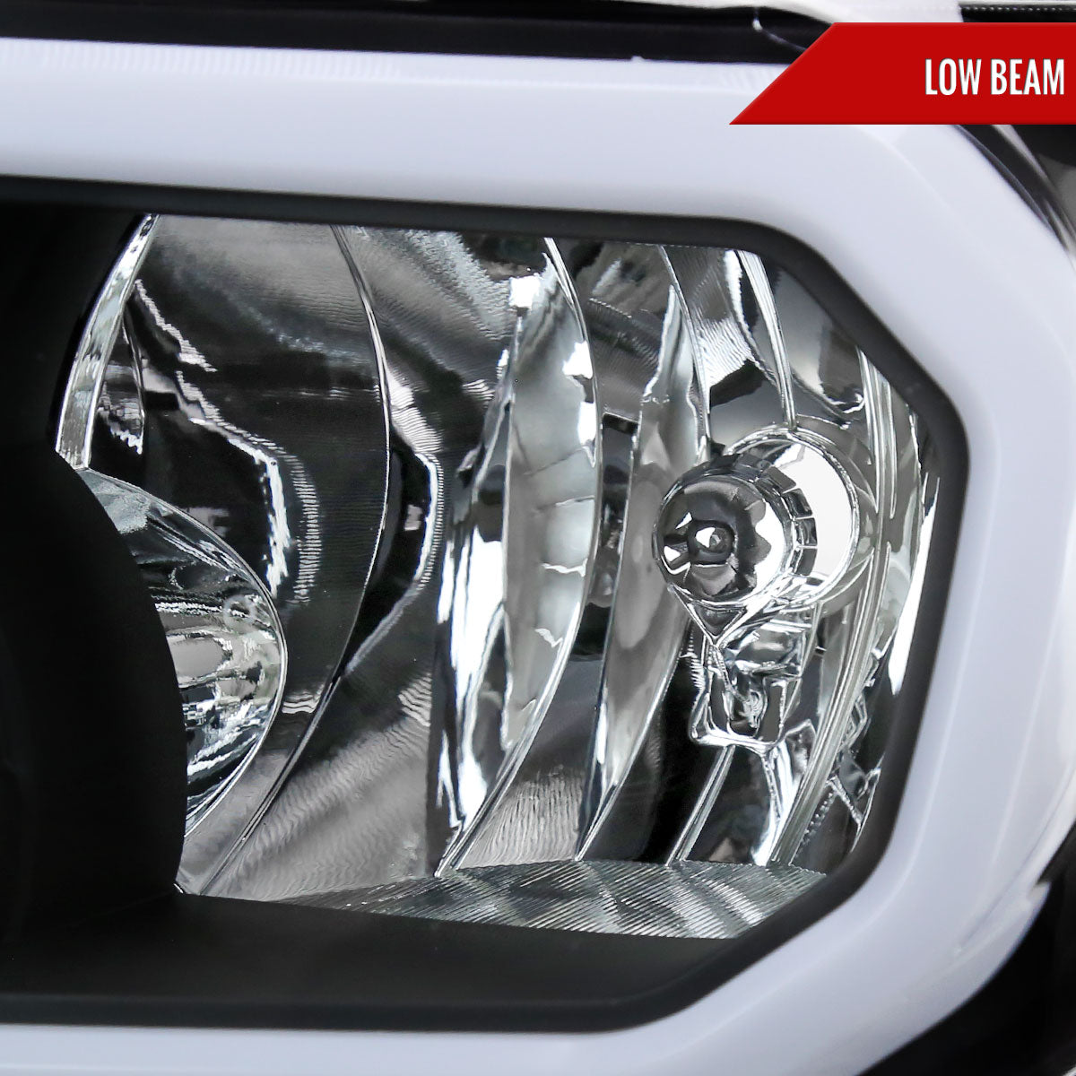 Spec-D 2007-2013 Toyota Tundra/2008-2017 Sequoia LED Tube OE Style with LED Turn Signal Black Headlights