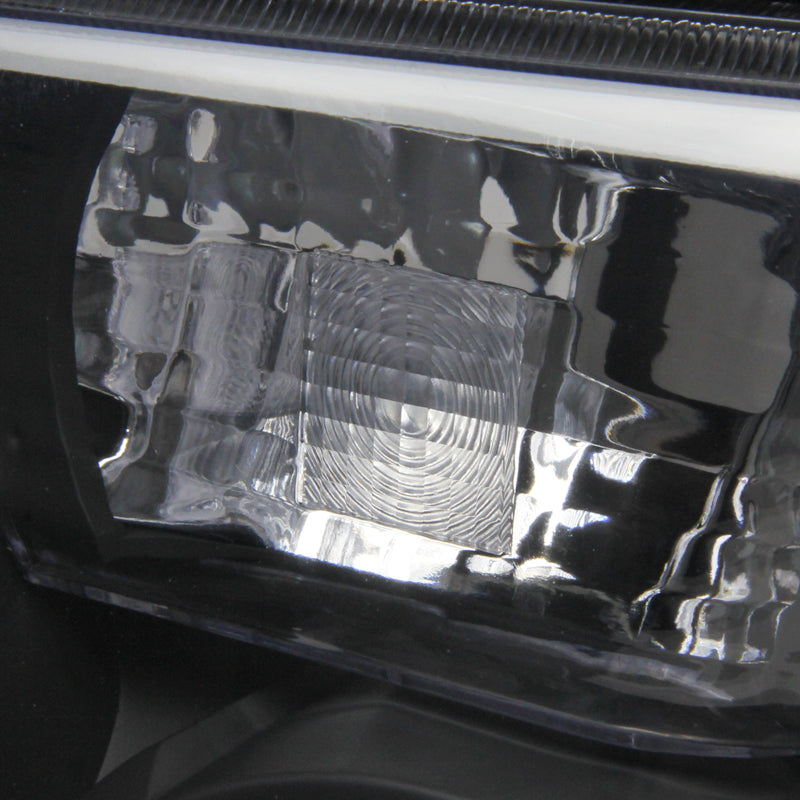 Spec-D 2007-2013 Toyota Tundra/ 2008-2017 Toyota Sequoia OE Style w/ Amber Reflectors Black Headlights