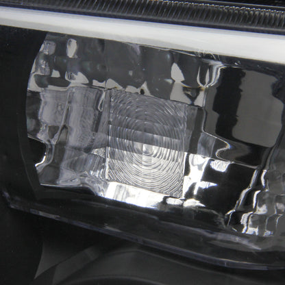 Spec-D 2007-2013 Toyota Tundra/ 2008-2017 Toyota Sequoia OE Style w/ Amber Reflectors Black Headlights