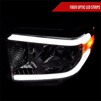 2015 Tundra Factory Spec-D chrome aftermarket headlights