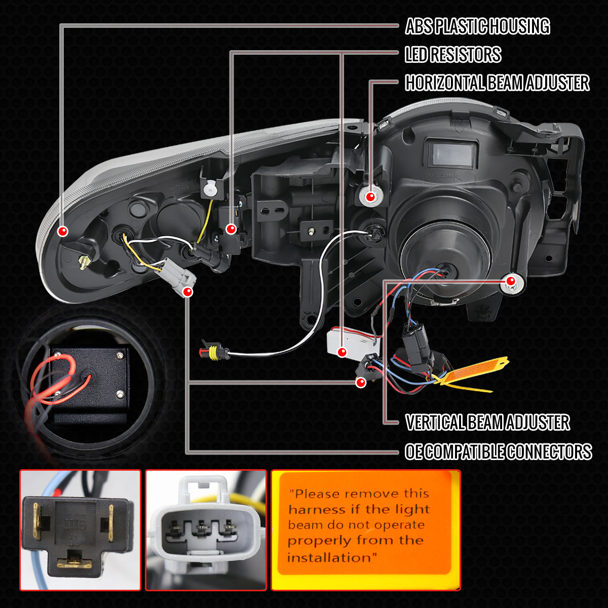 08 FJ Cruiser Turn Blk Spec-D smoked sequential headlights