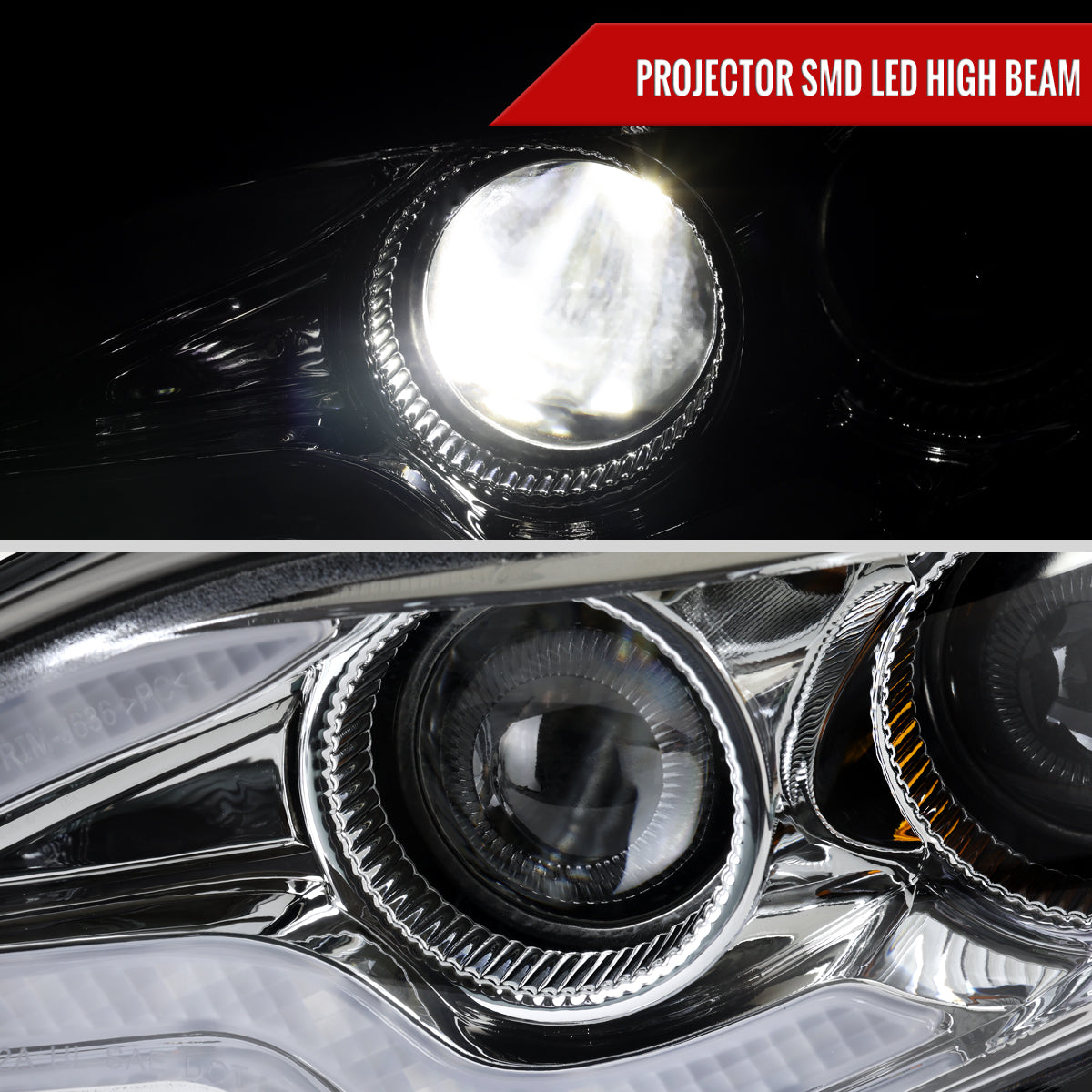 2014 Lexus IS250 IS350 Pro Spec-D chrome headlights