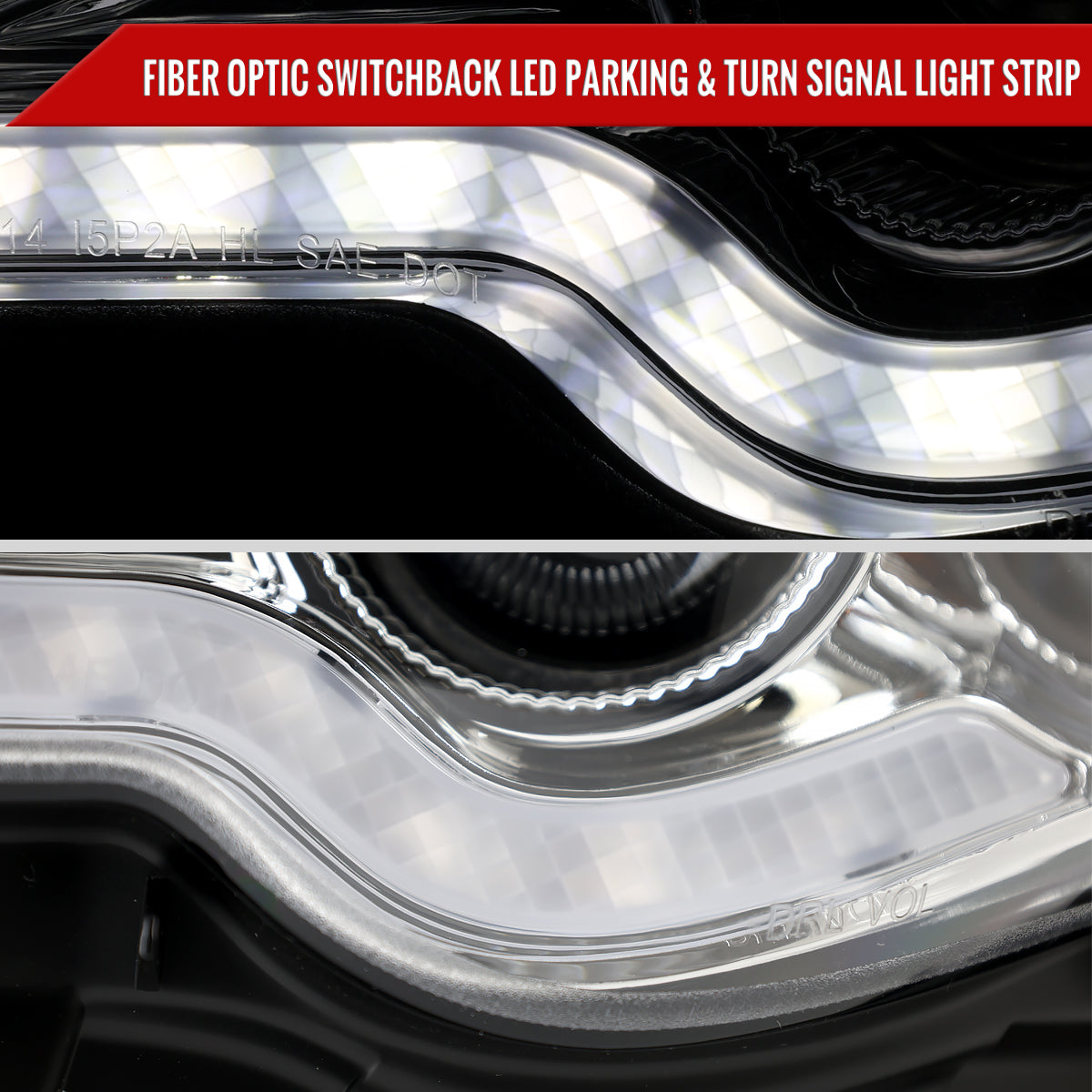 Spec-D 2015 Lexus IS250 IS350 Pro chrome custom headlights