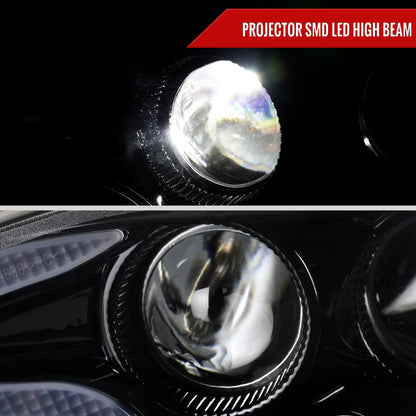 2014 Lexus IS250 IS350 Pro Spec-D jet black headlights