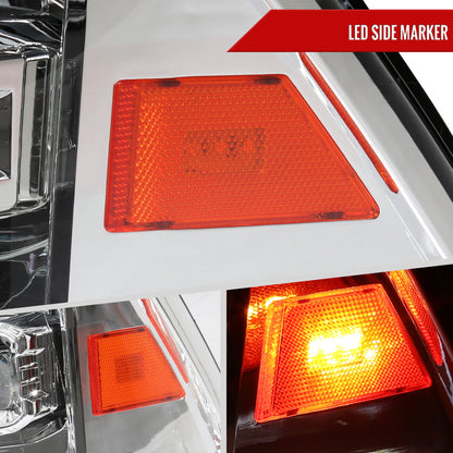 11 Ram Classic Pro Spec-D chrome sequential headlights