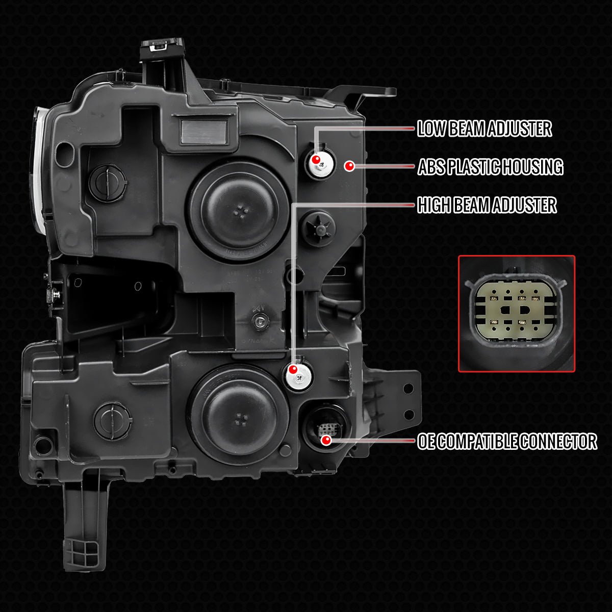 20 Silverado Pro Turn Spec-D black sequential headlights